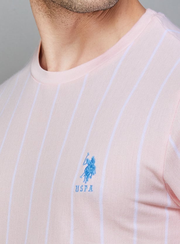 USPA Pink Round Neck - Image 3