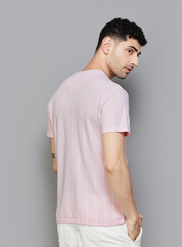 USPA Pink Round Neck - Image 4