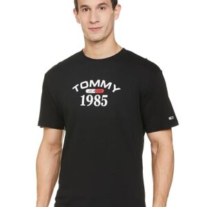 Black Tommy Jeans Round Neck