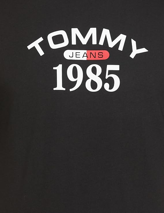 Black Tommy Jeans Round Neck - Image 3