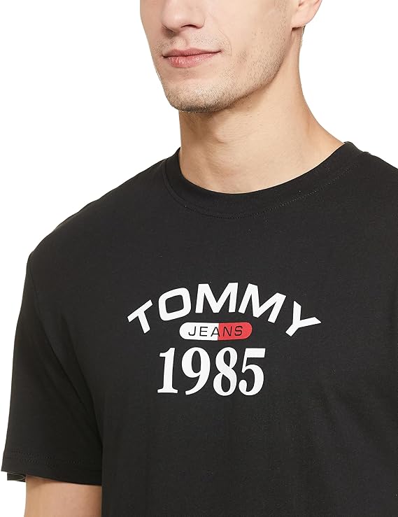 Black Tommy Jeans Round Neck - Image 4